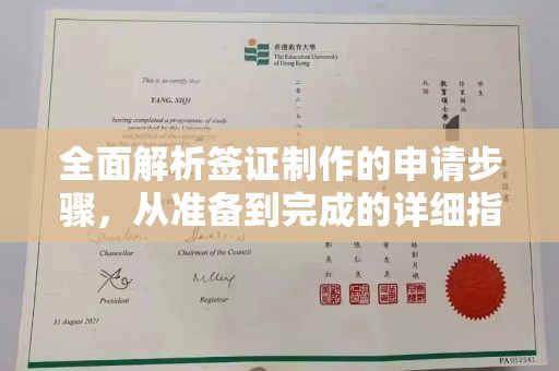 清新全面解析签证制作的申请步骤，从准备到完成的详细指南